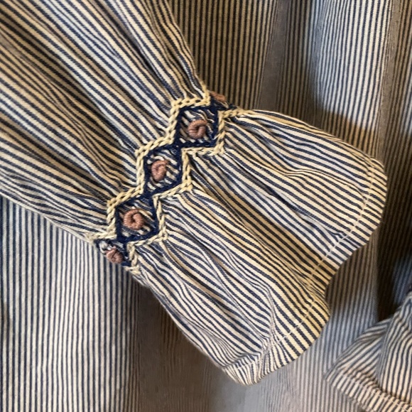 Peek Kids Smocked Boho Top with Tassels 8 - Picture 4 of 5